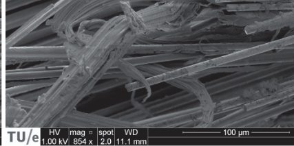 Failure in carbon fibre reinforced PVDF